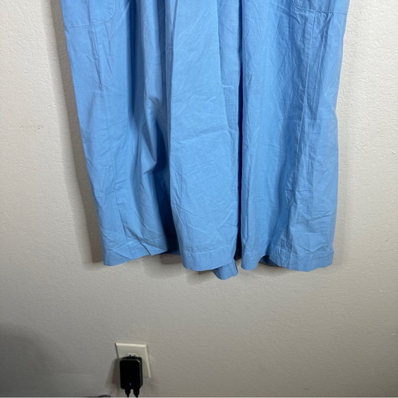 MADEWELL light blue cutout back empire midi dress 2 - Picture 10 of 13